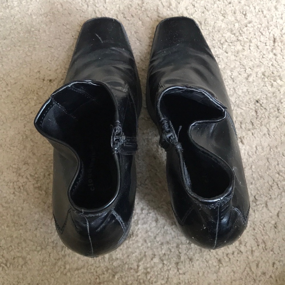 Black Dress Boots with zippers